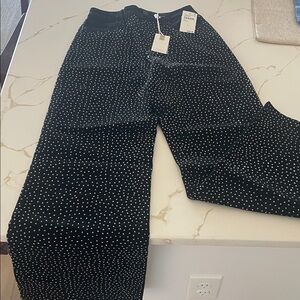 Good American black Jeans with rhinestones